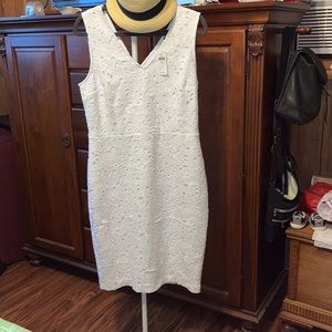 Banana Republic White Sleeveless Dress 12